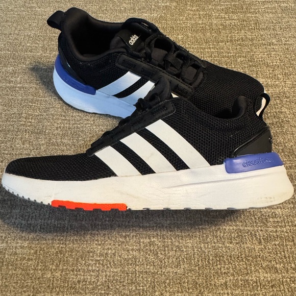 Adidas Racer TR21 Black and White Running Shoes size 4.5 - Picture 9 of 10
